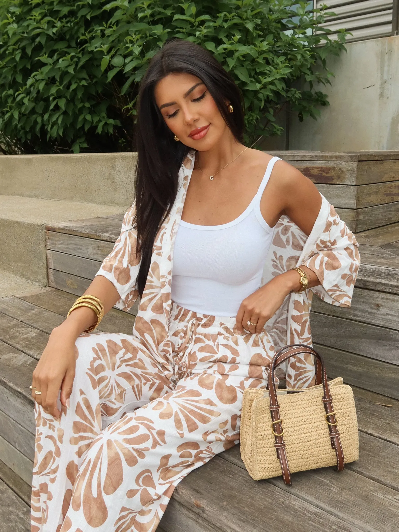 Natural Feel Subtle Detail Tuscany Button Down - Final Sale