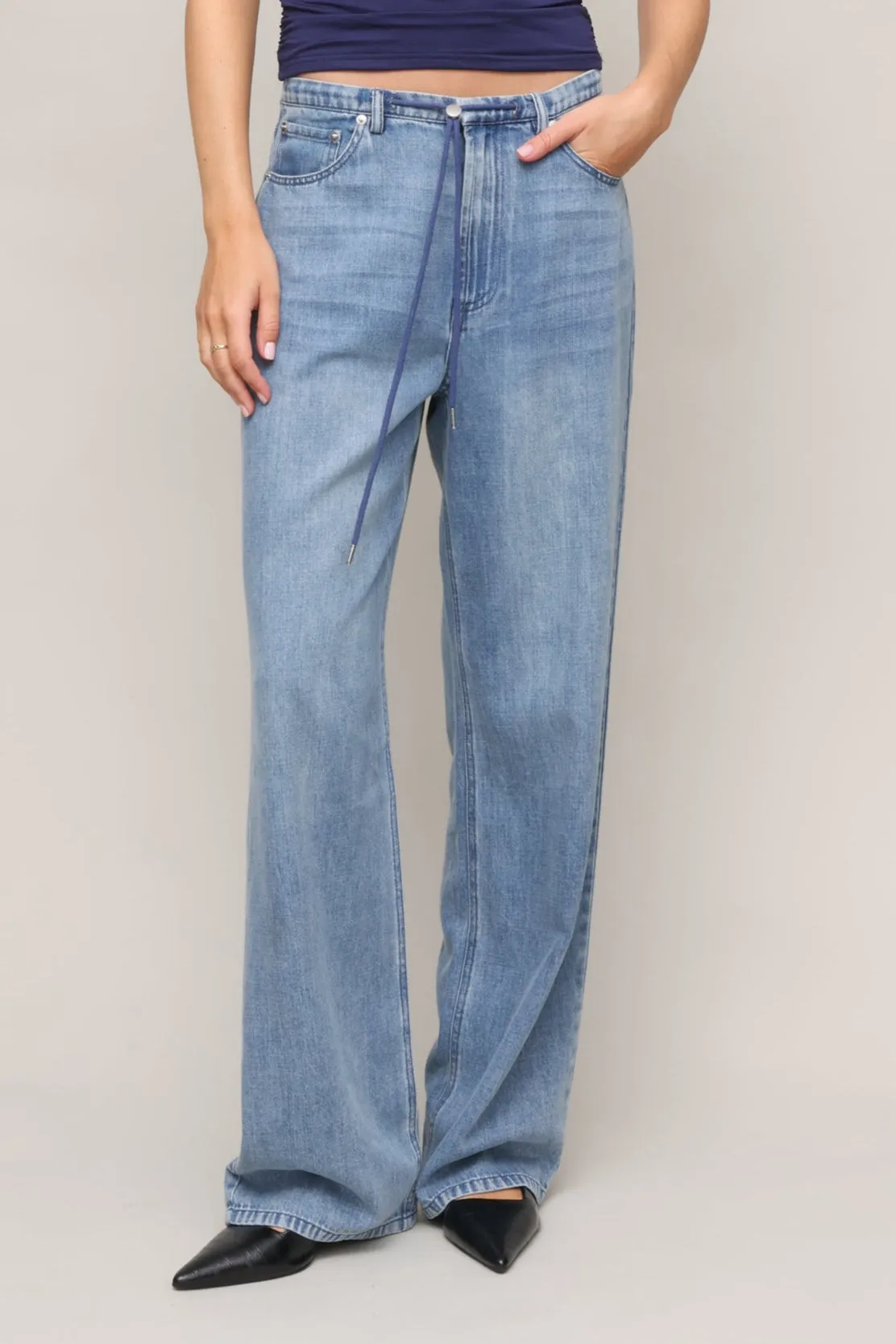 Bold Waistband SoftLining Normandie Tie Antique Blue