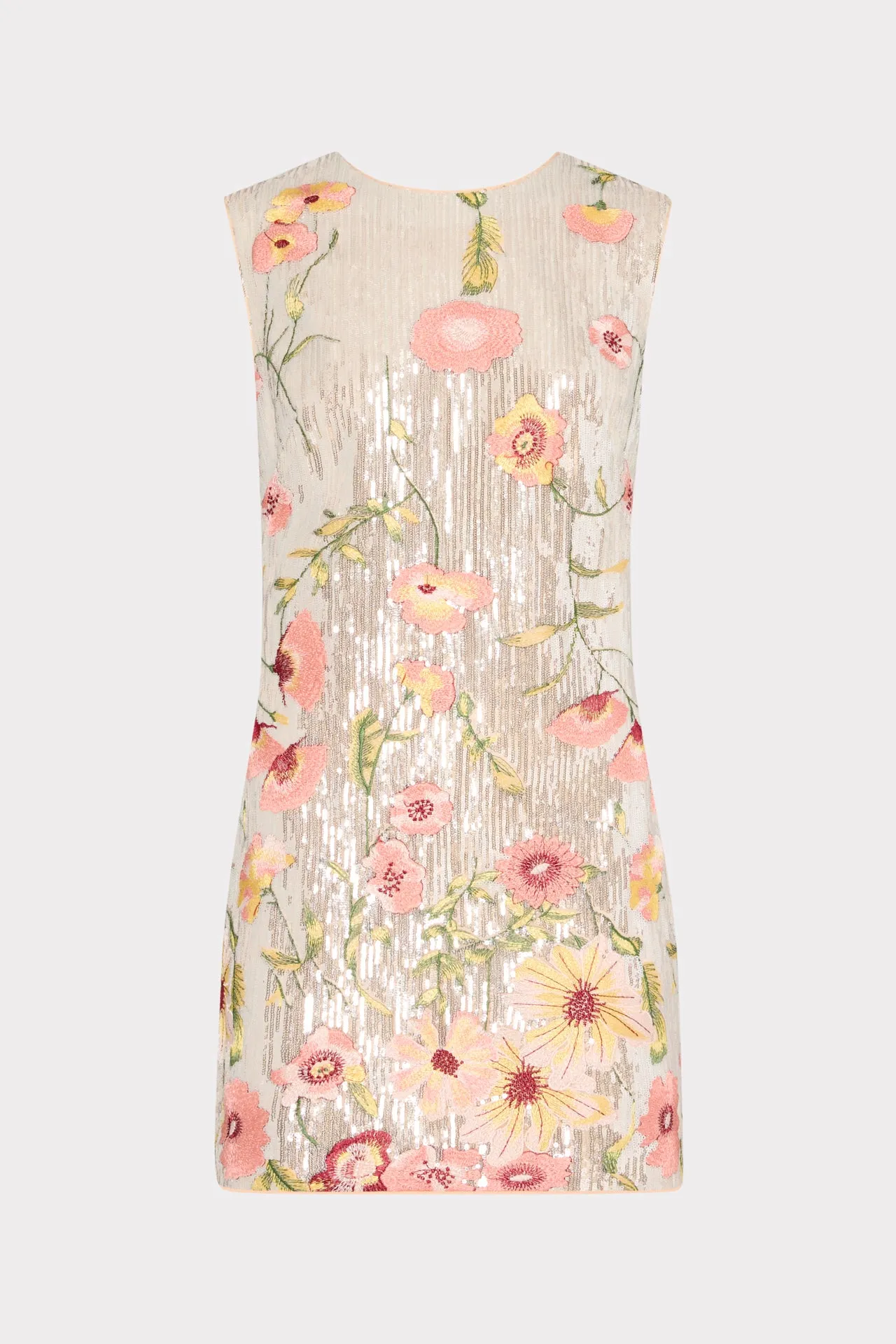 Travel Essential Ivette Floral Sequins Embroidery Dress