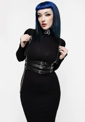 Obsession Caged Harness Minimalist Design Sporty Style