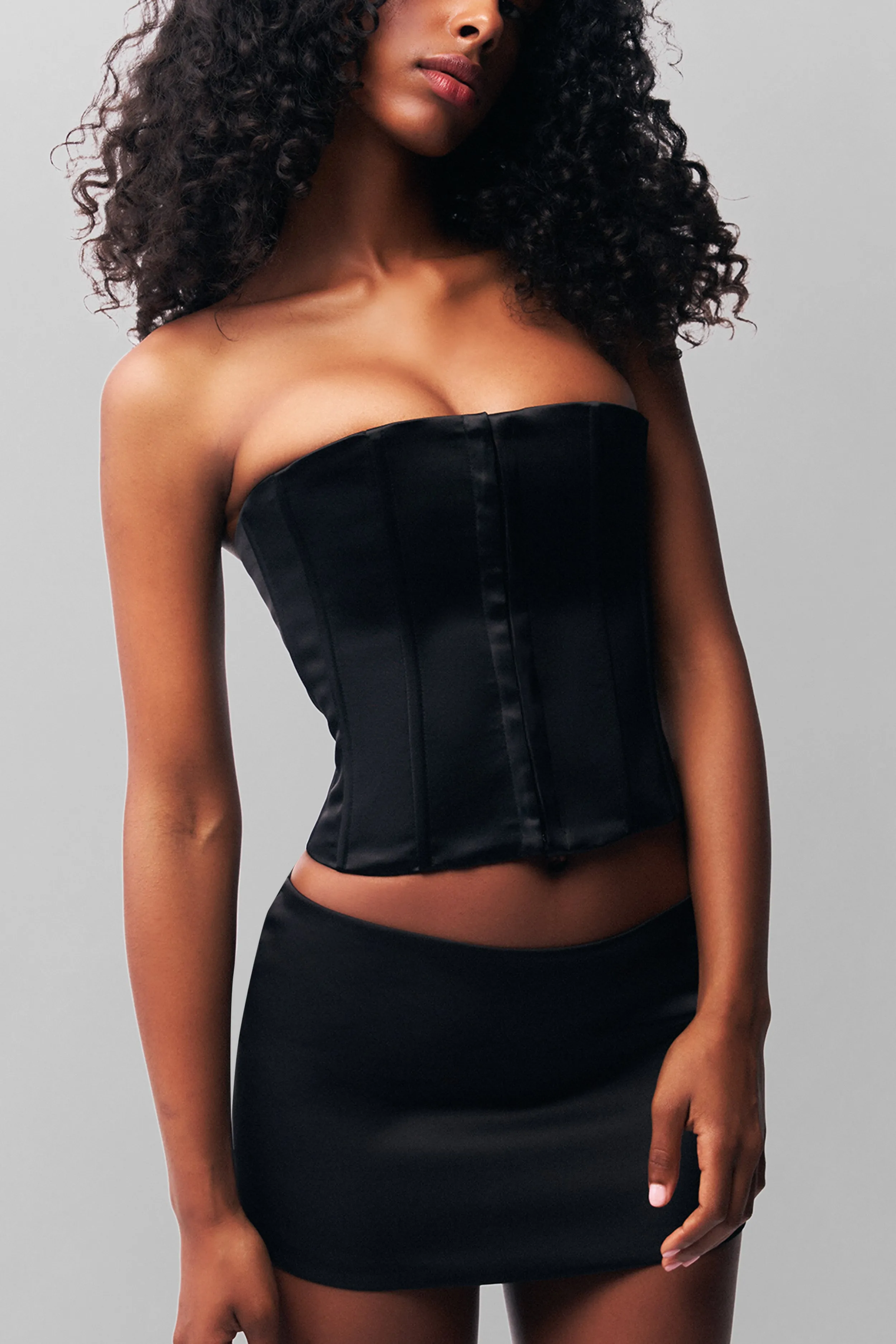 Satin Corset Durable Bonding