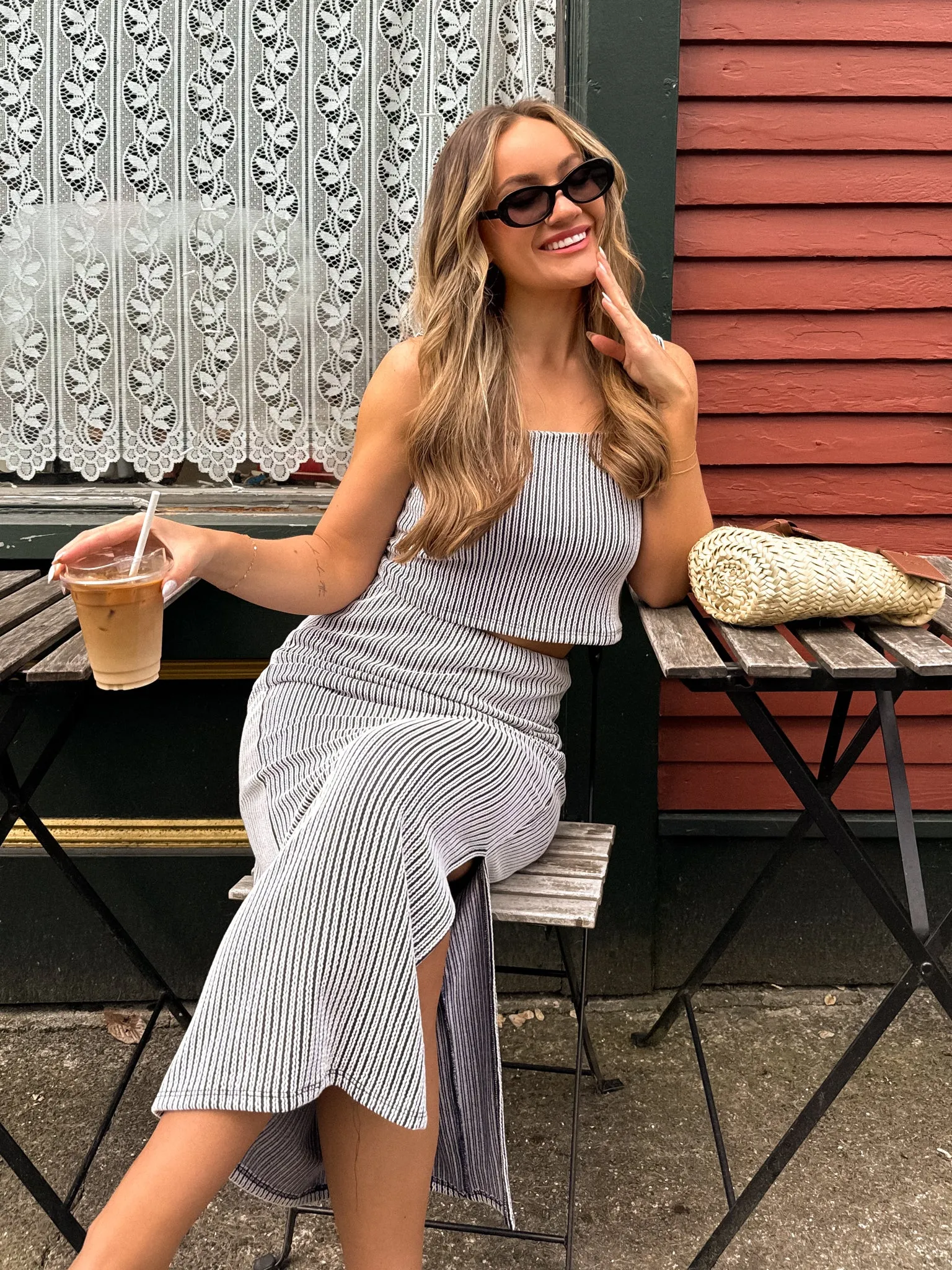 Off Shore Midi Skirt - Final Sale Organic Cotton Yarn