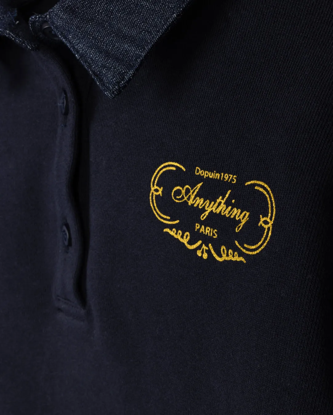 Olivia Checked Pointed Collar Sweatshirt Non Pilling Surface