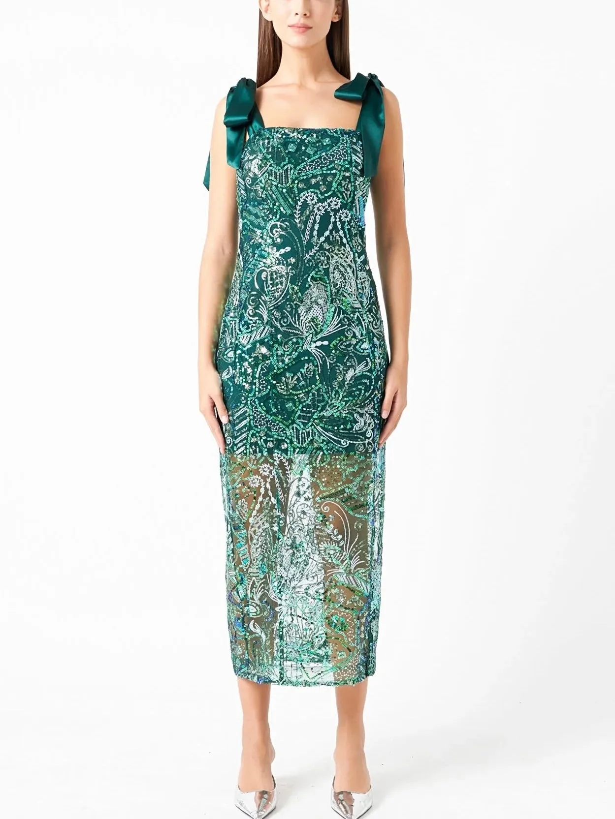 Olivia Sequin Dress Easy Layering Piece