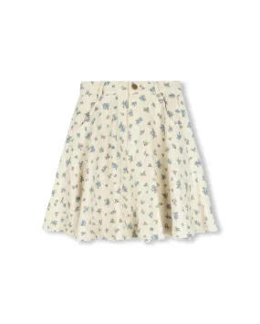 Cozy Movement Ronald Floral Print Skirt