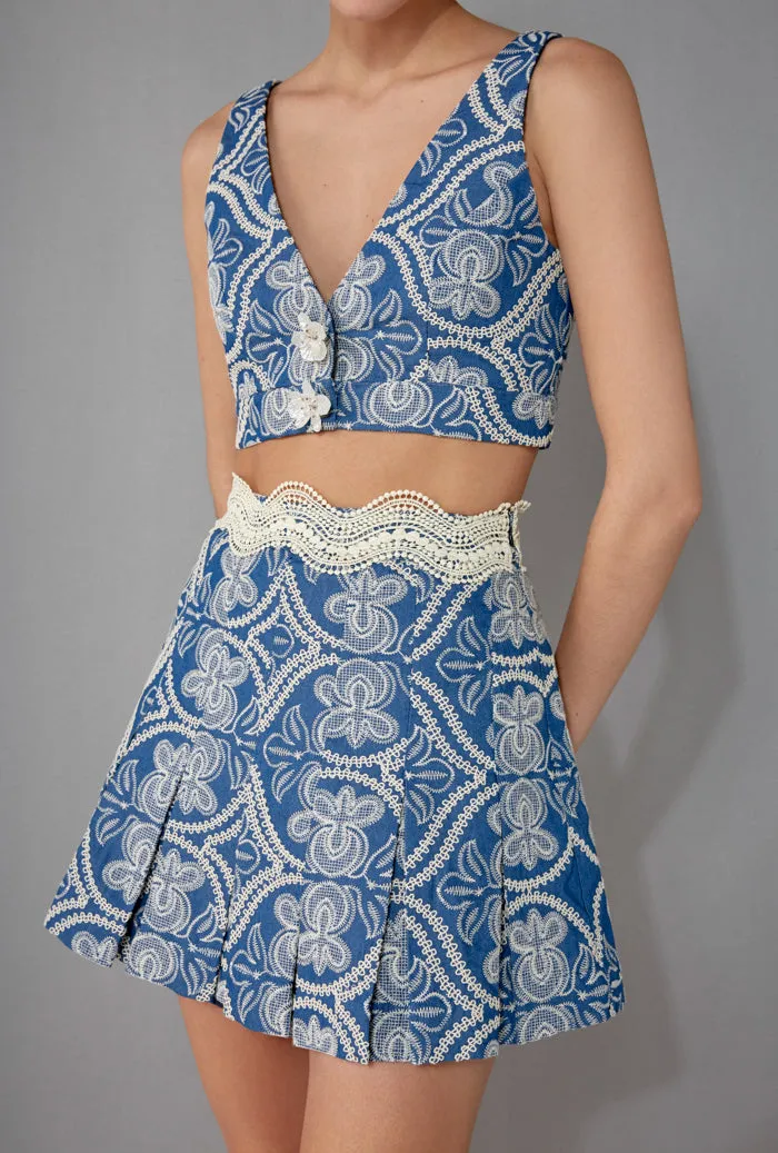 EVELYN TOP DENIM Wedding