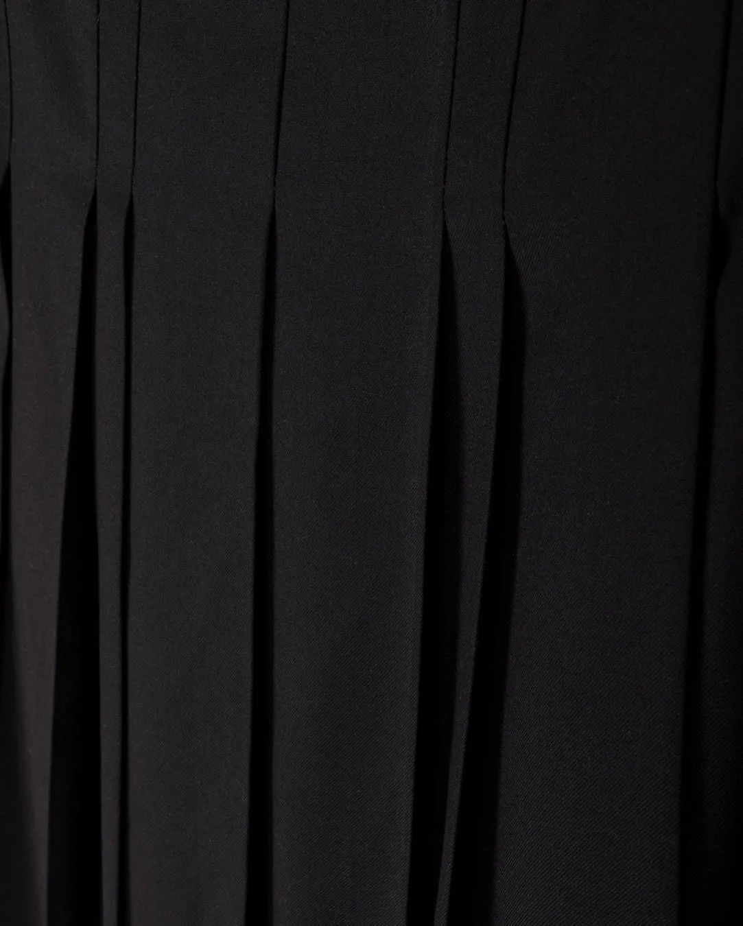 Double Pleated Box Plear Skirt Artistic Influence Refined Style