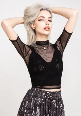 Mia Knit Bralette Compact Weave