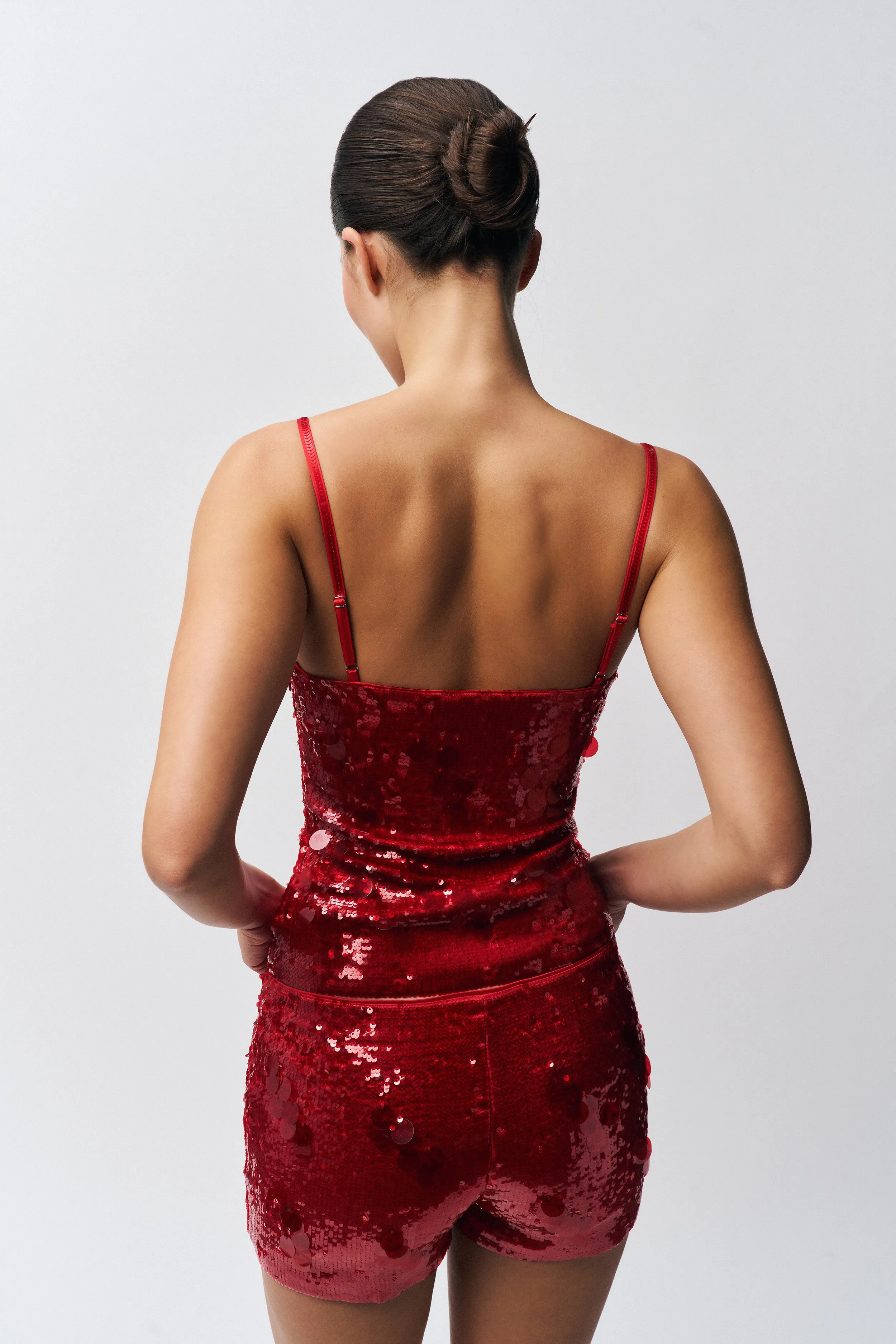 Thermal Insulation Layer Thermoactive Material Paillette Cami