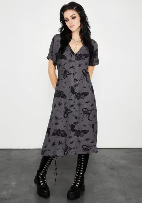 Parasite Midi Dress Soft Contour Fashion Fit