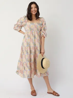Relaxed Vibe Gerber Daisy Maxi
