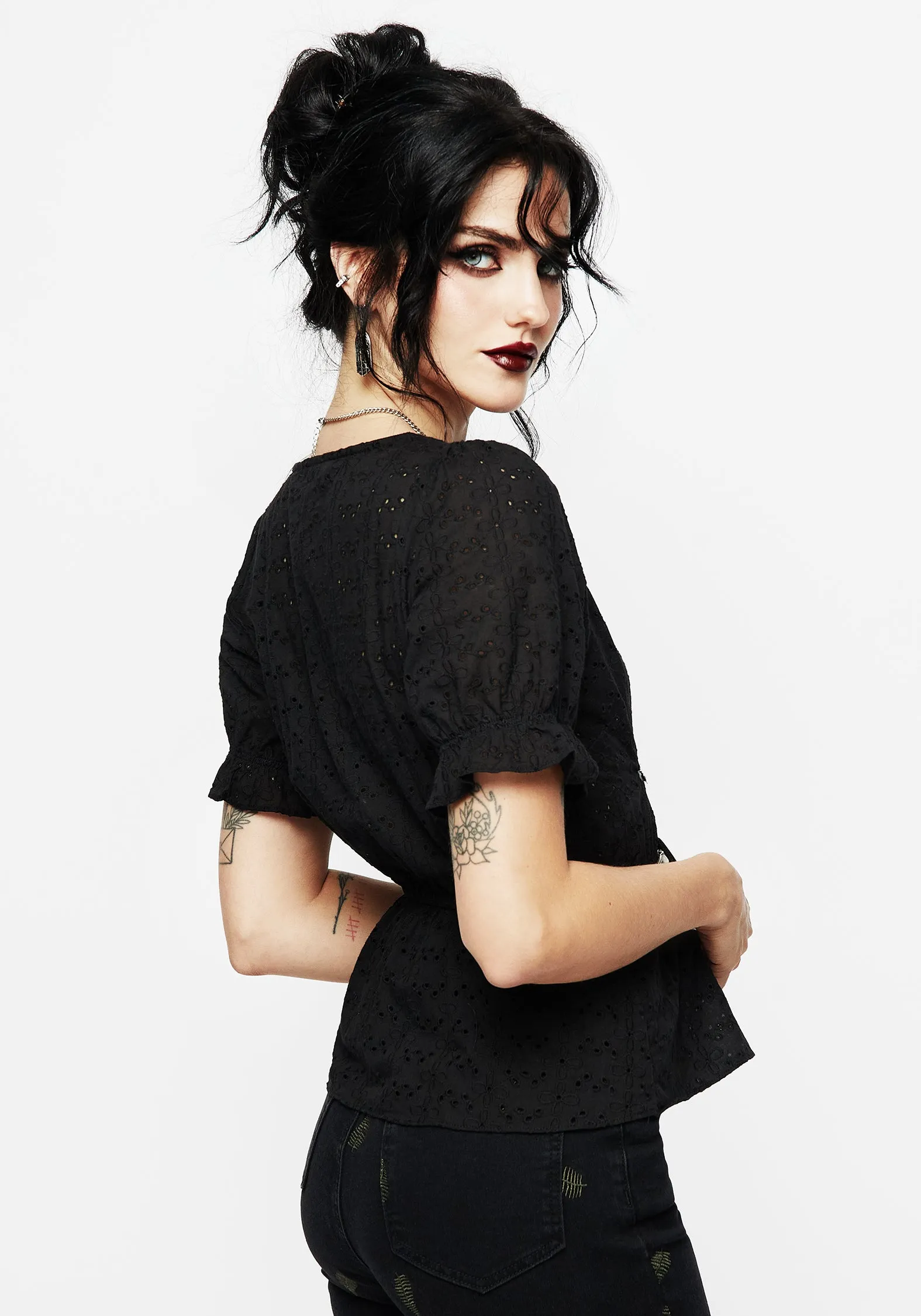 Pendula Ruffle Top AntiPillingFinish