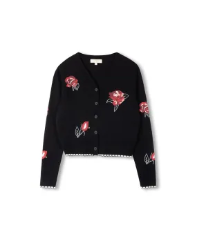 Doris Floral Knit Cardigan Breathable knit Stylish Everyday Wear