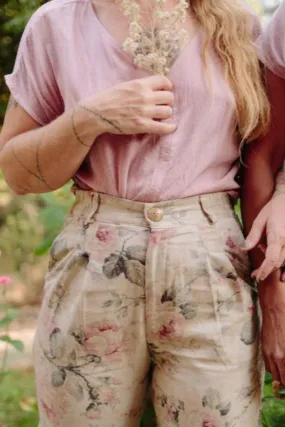 Chilly Weather Comfort Perfect Pant 2.0 in Rose