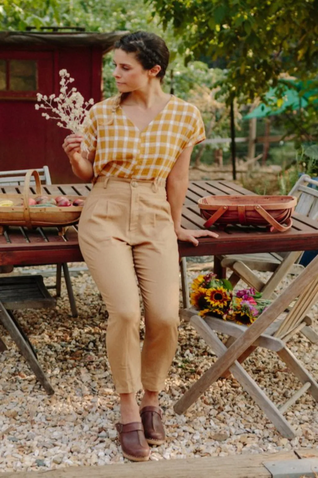 Perfect Pant 2.0 in Tawny Linen Simple Utility Modern Cut