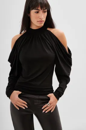 Perry Cold Shoulder Top Ultra Soft Texture AllSeason Wearability