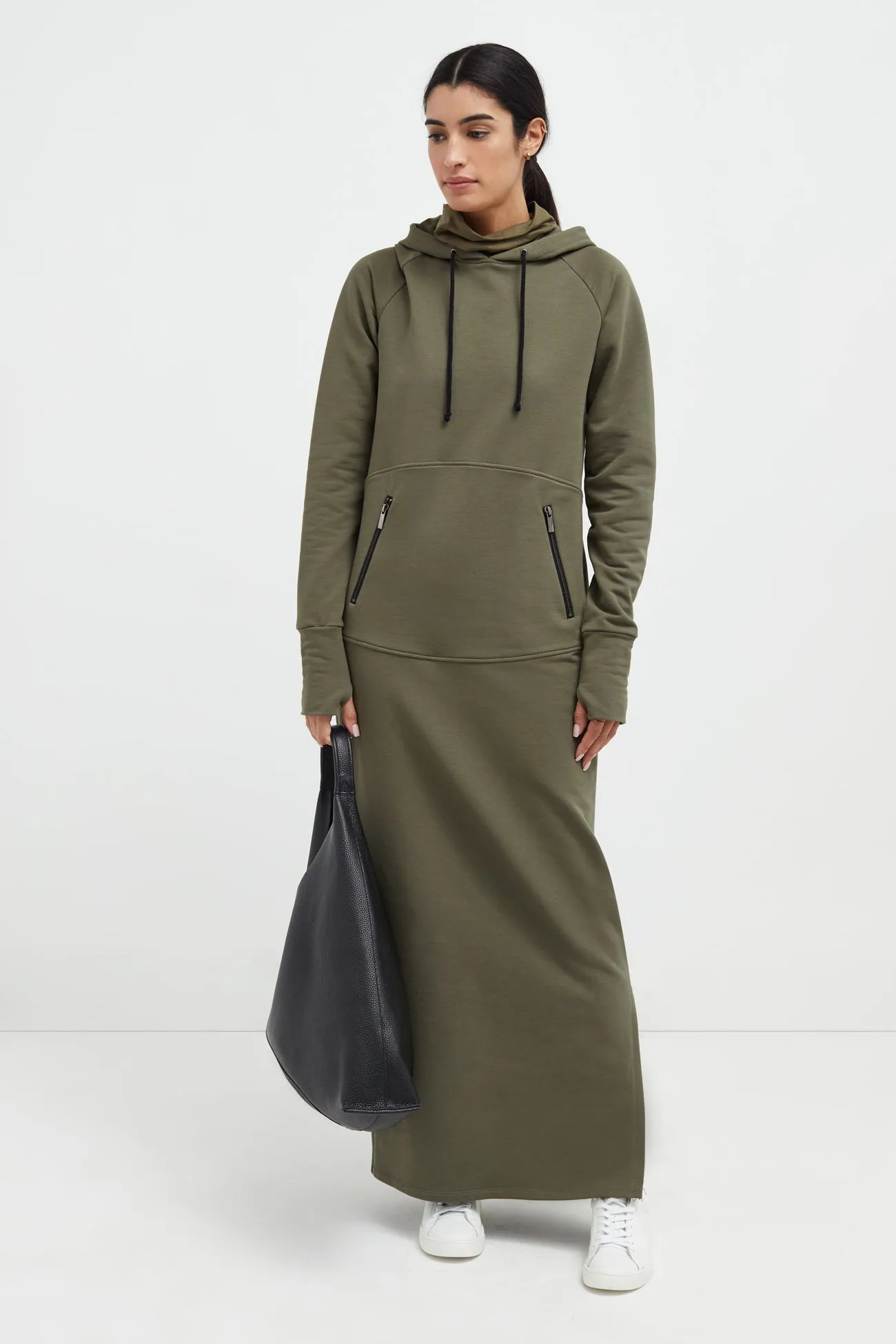 Petite Elba Sweatshirt Dress Silky Movement