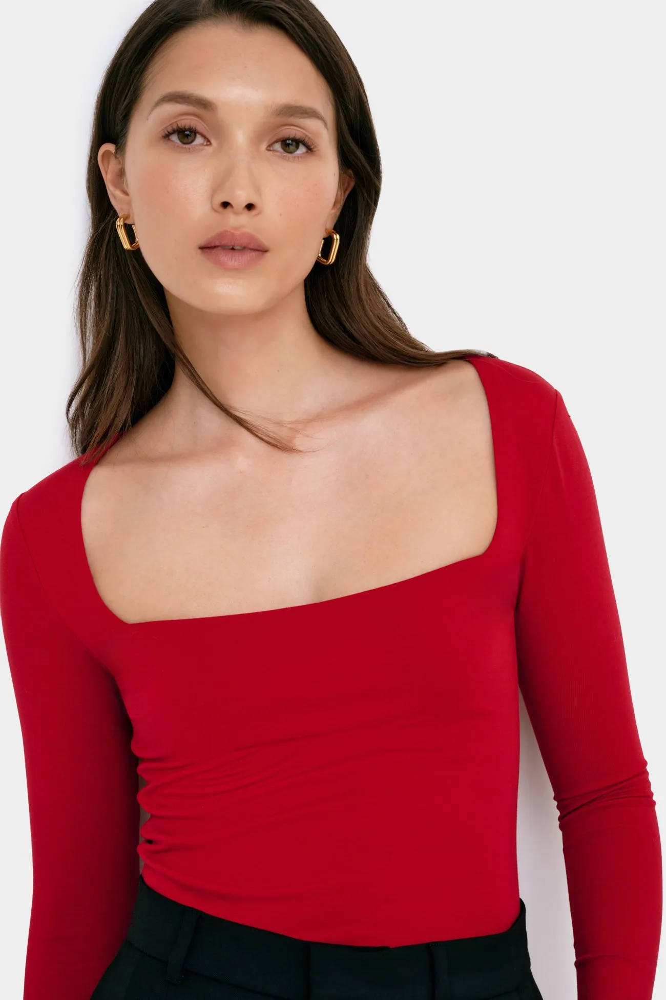 MultiDirectionalStretch Trendy Shirt Petite Yvonne Top