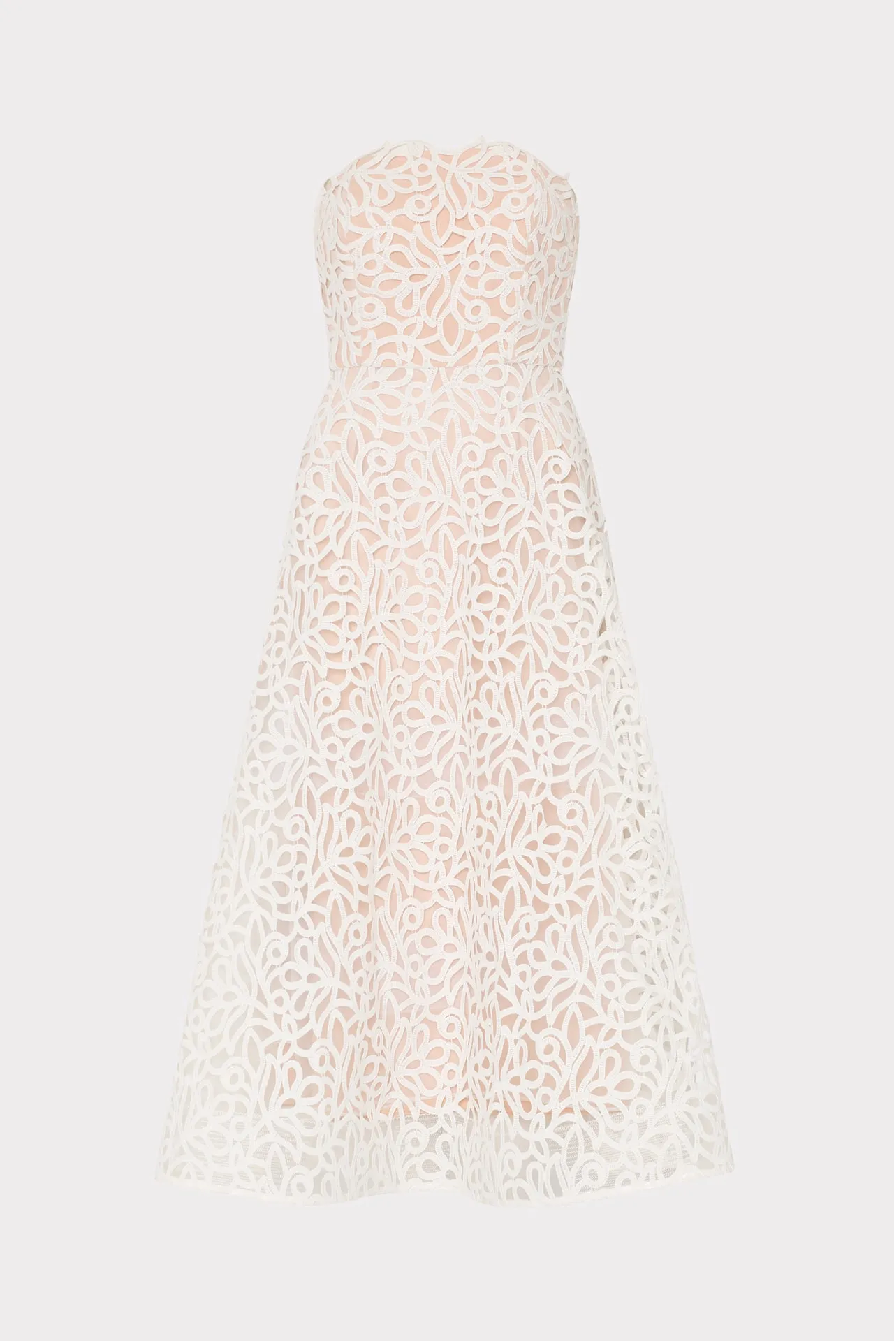 Petunia Curled Lace Gown Trendy Tailoring