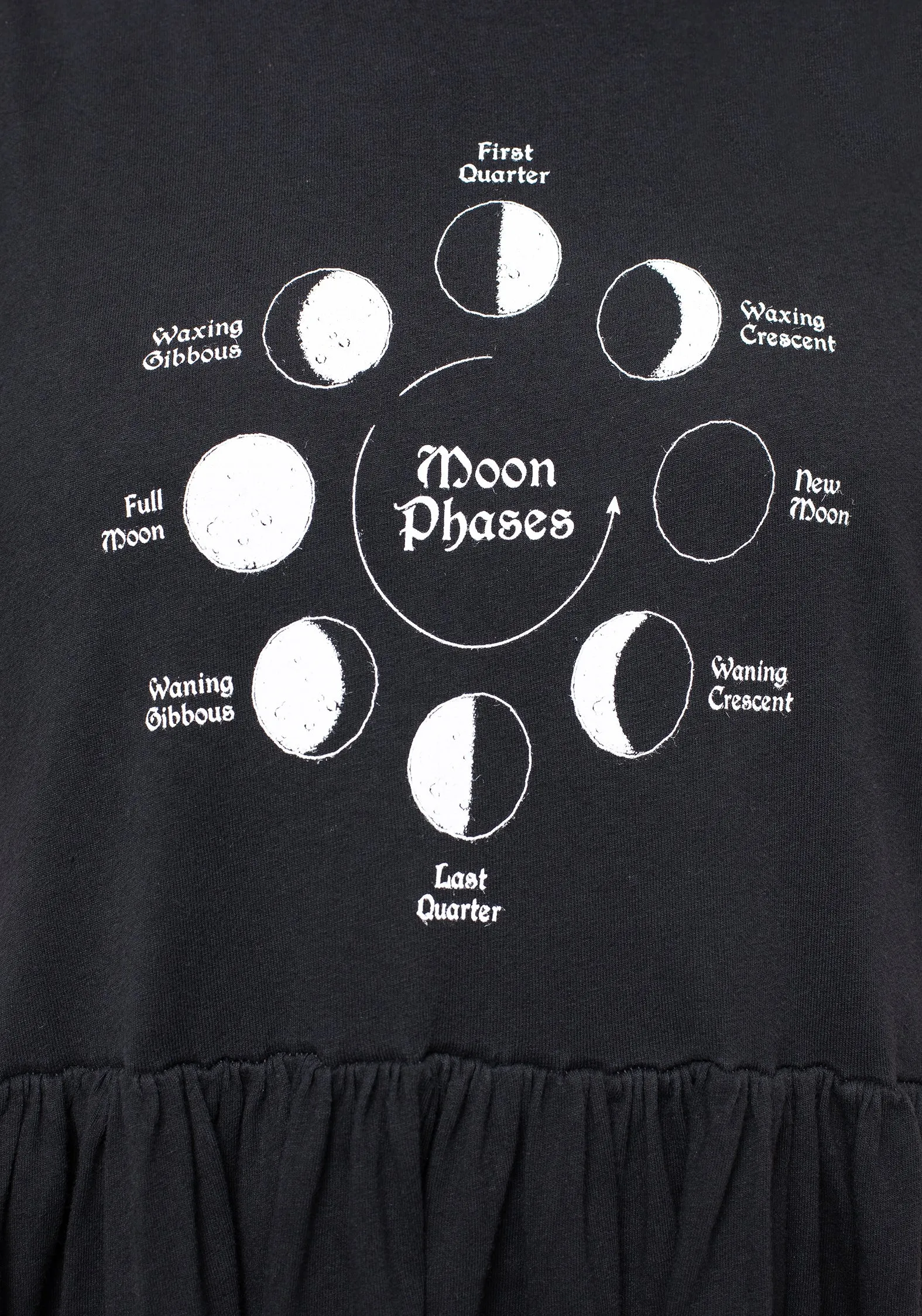 Phase Graphic Print Mini Skater Dress Simple Elegance