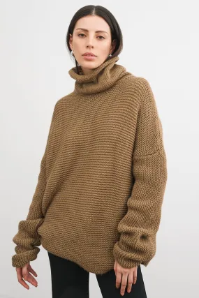 Jacquard Pattern Pia Turtleneck Sweater
