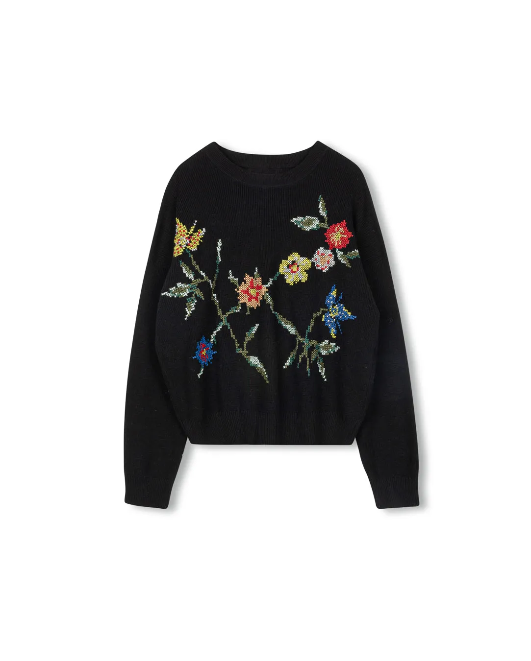 Pixel Knit Sweater Modern Look