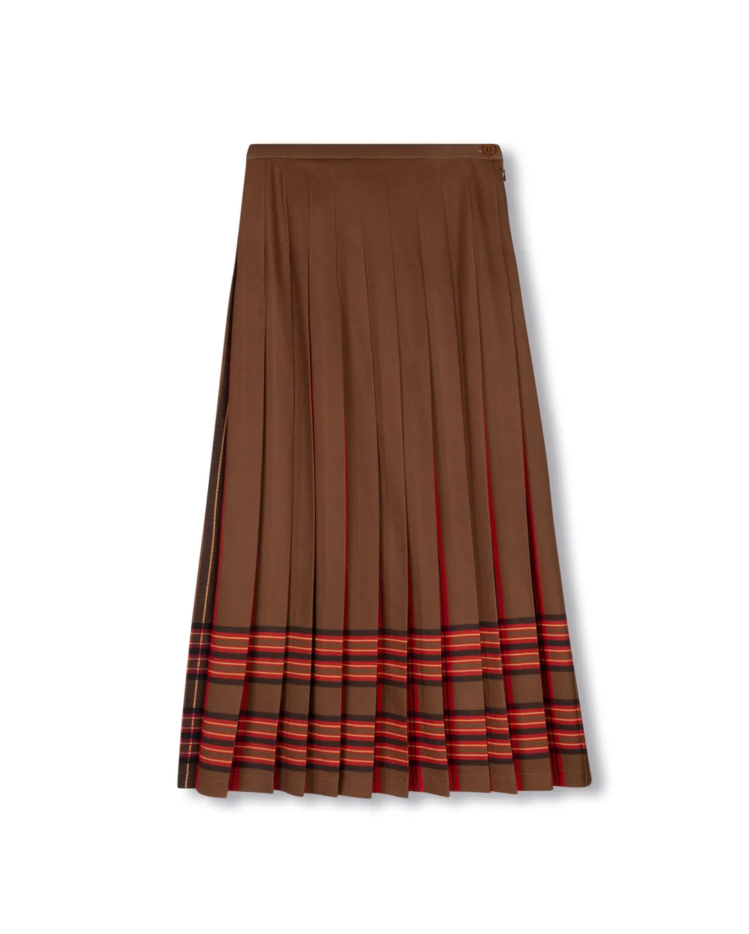 Outdoor Outfit Plaid Box Pleat Skirt