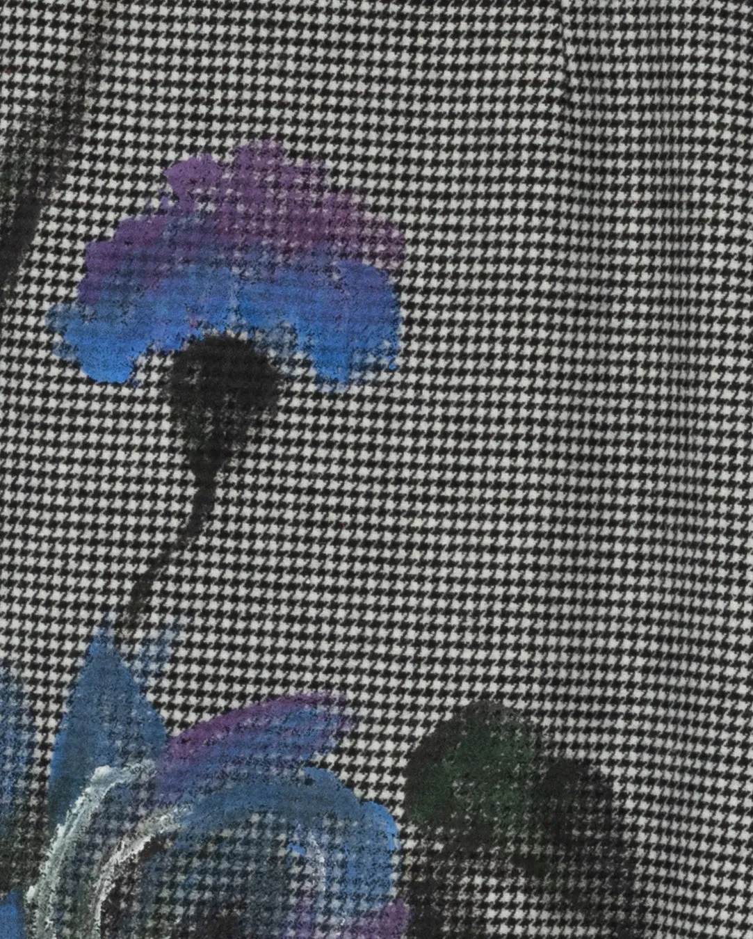 Double Stitched Plaid Fit and Flair Skirt