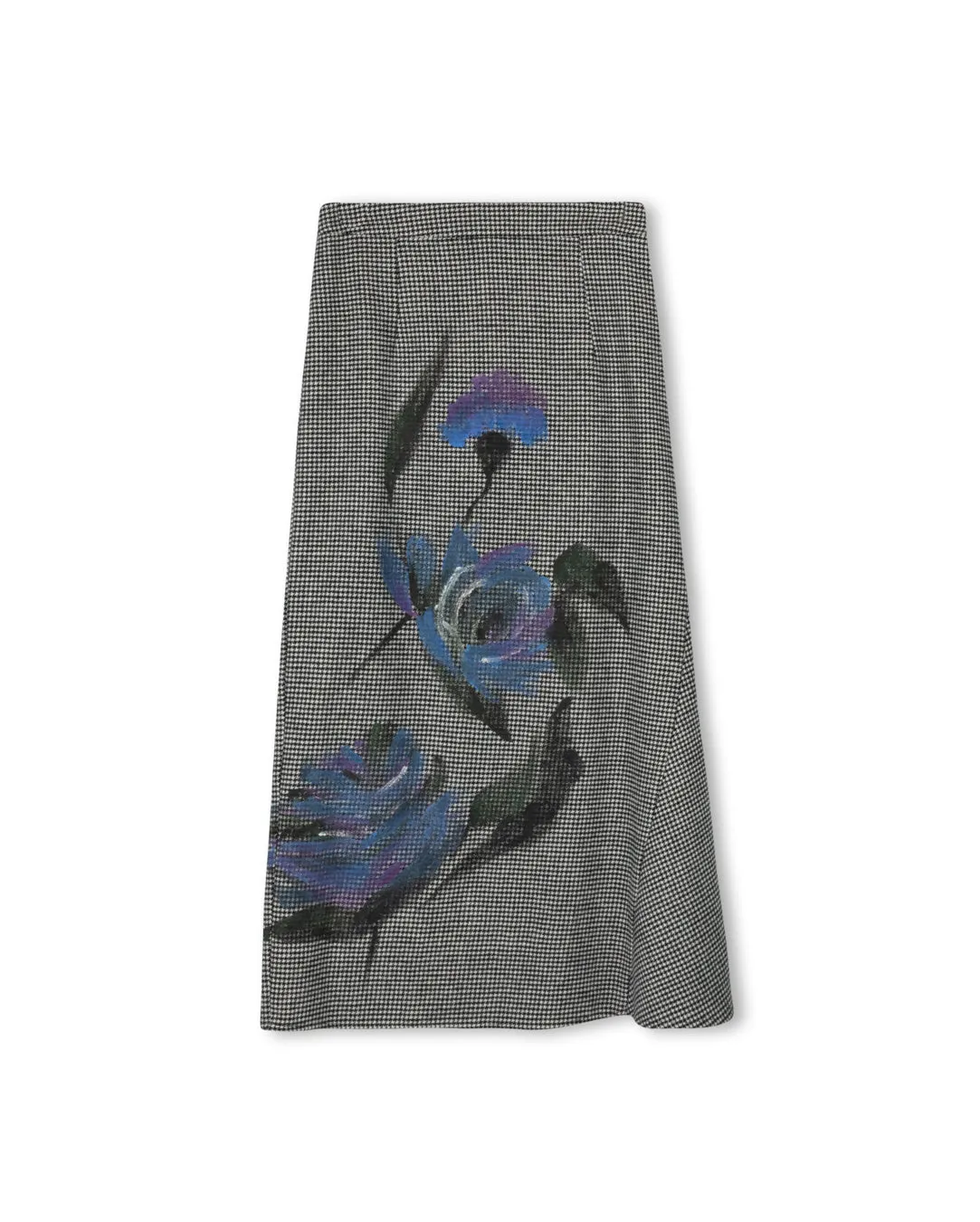 Plaid Fit and Flair Skirt Non see through Fast fashion