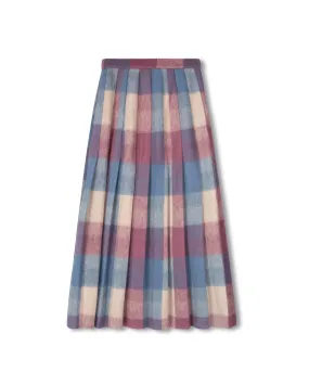 Modern Luxe Plaid Fleece Skirt