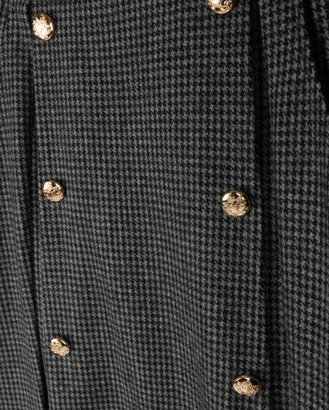 Outfit Display Plaid Wool Double Pleat Skirt