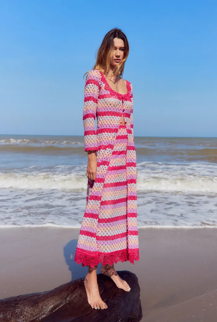 sports activity Smart Design PLAYA CRISTAL TOP RASPBERRY