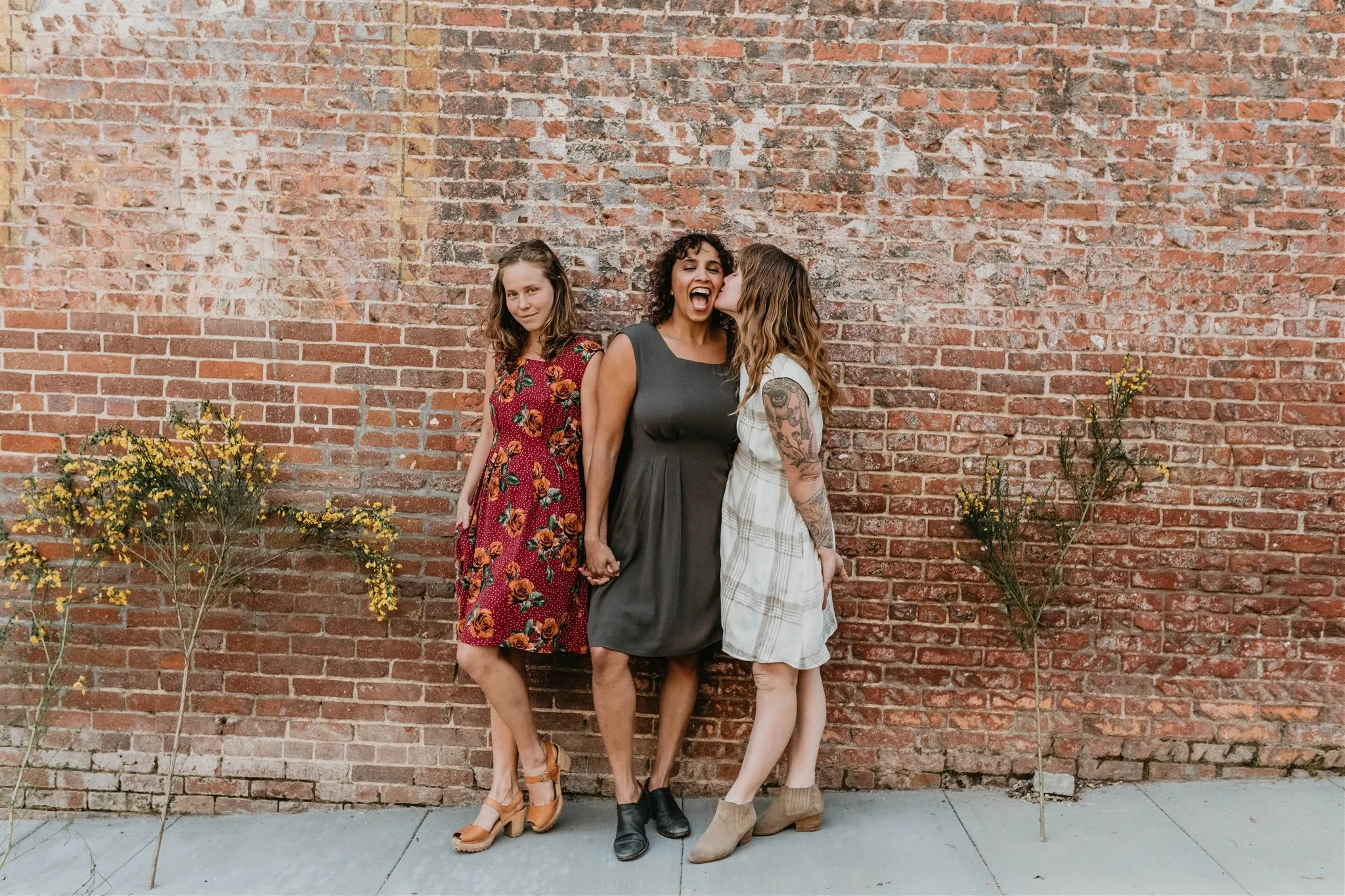 Pleiades Dress in Red Rose Dot Chill Fashion