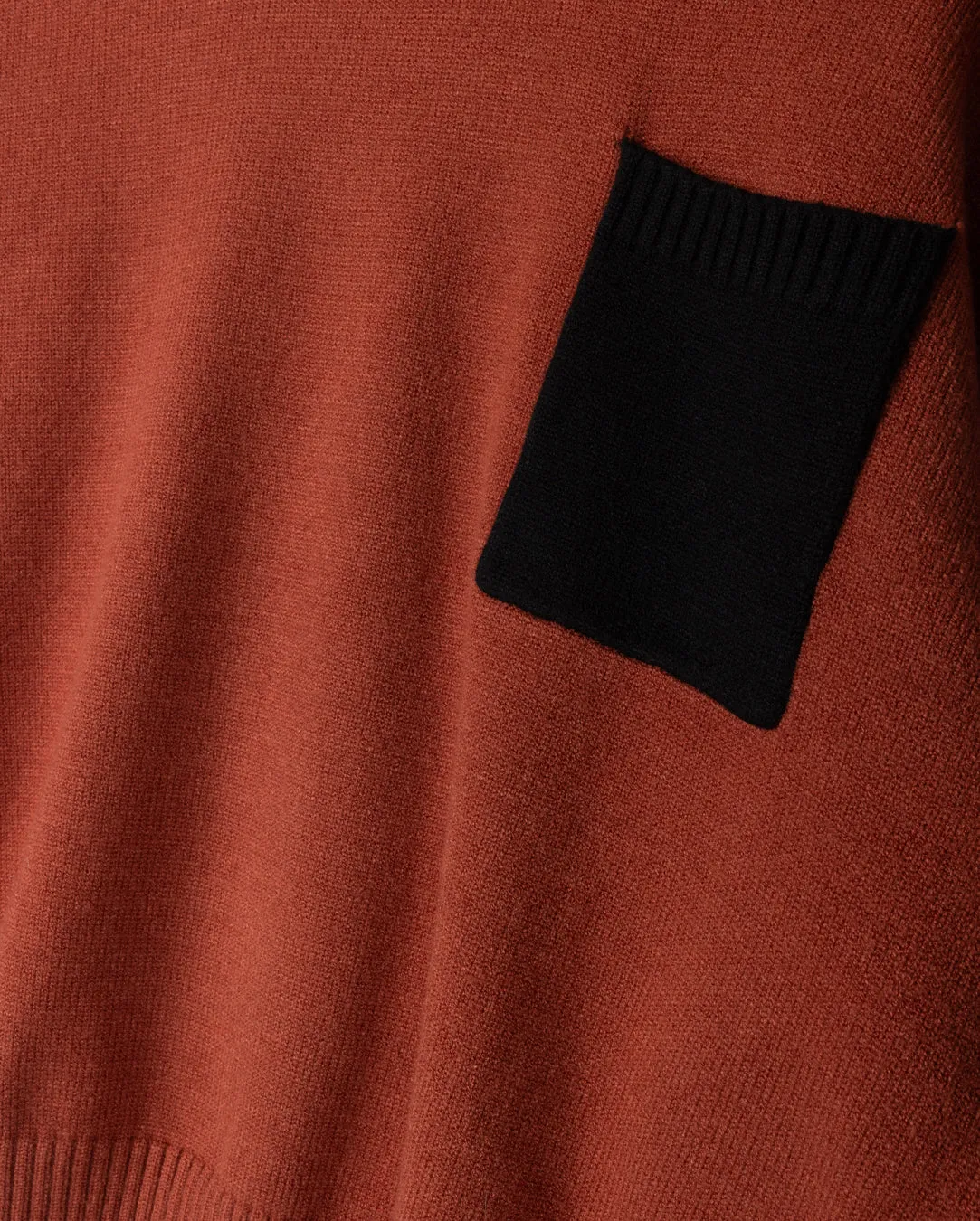 Pocket Turtleneck Comfy Fit Wear