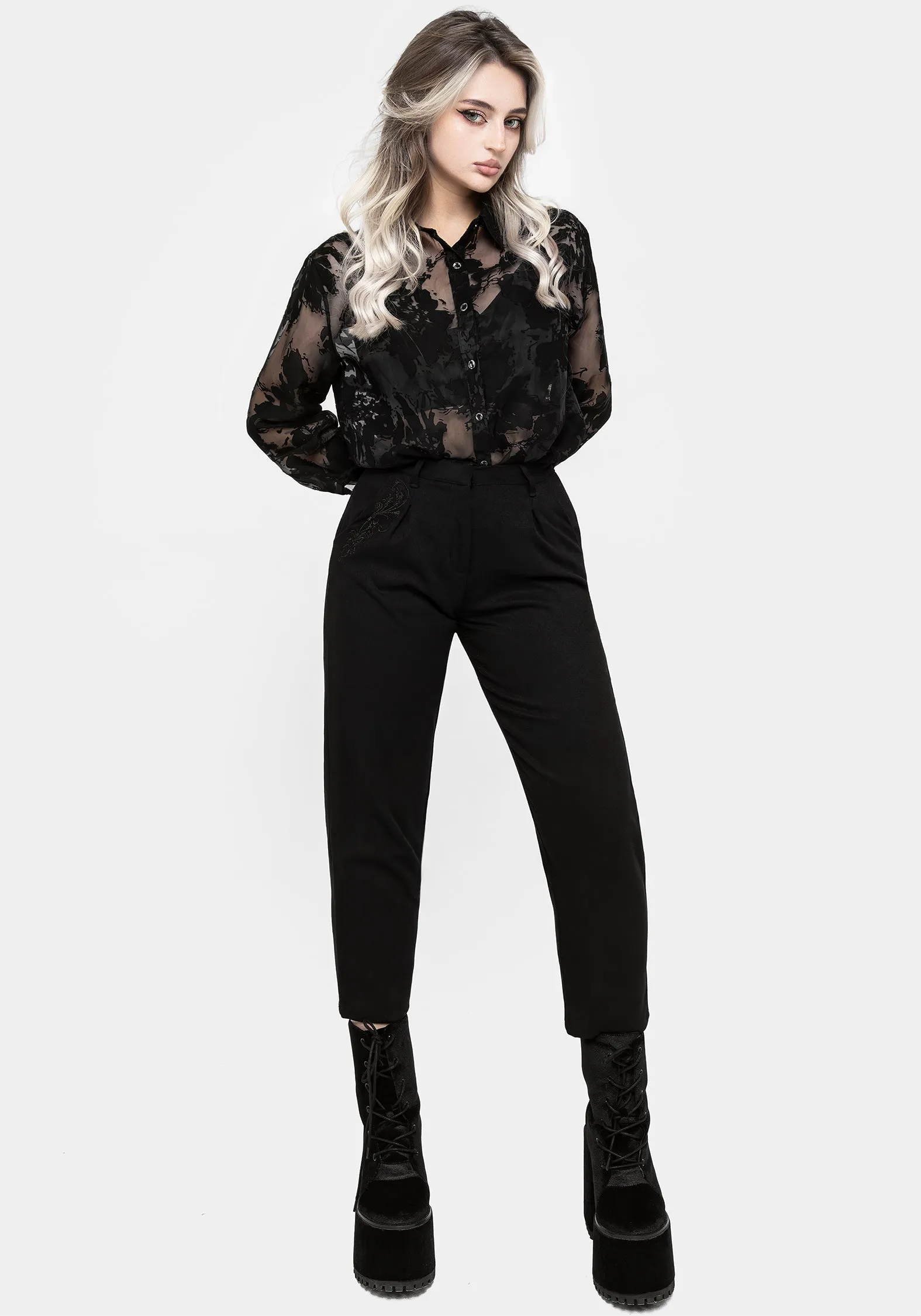 Poe Tapered Trousers Office Appropriate