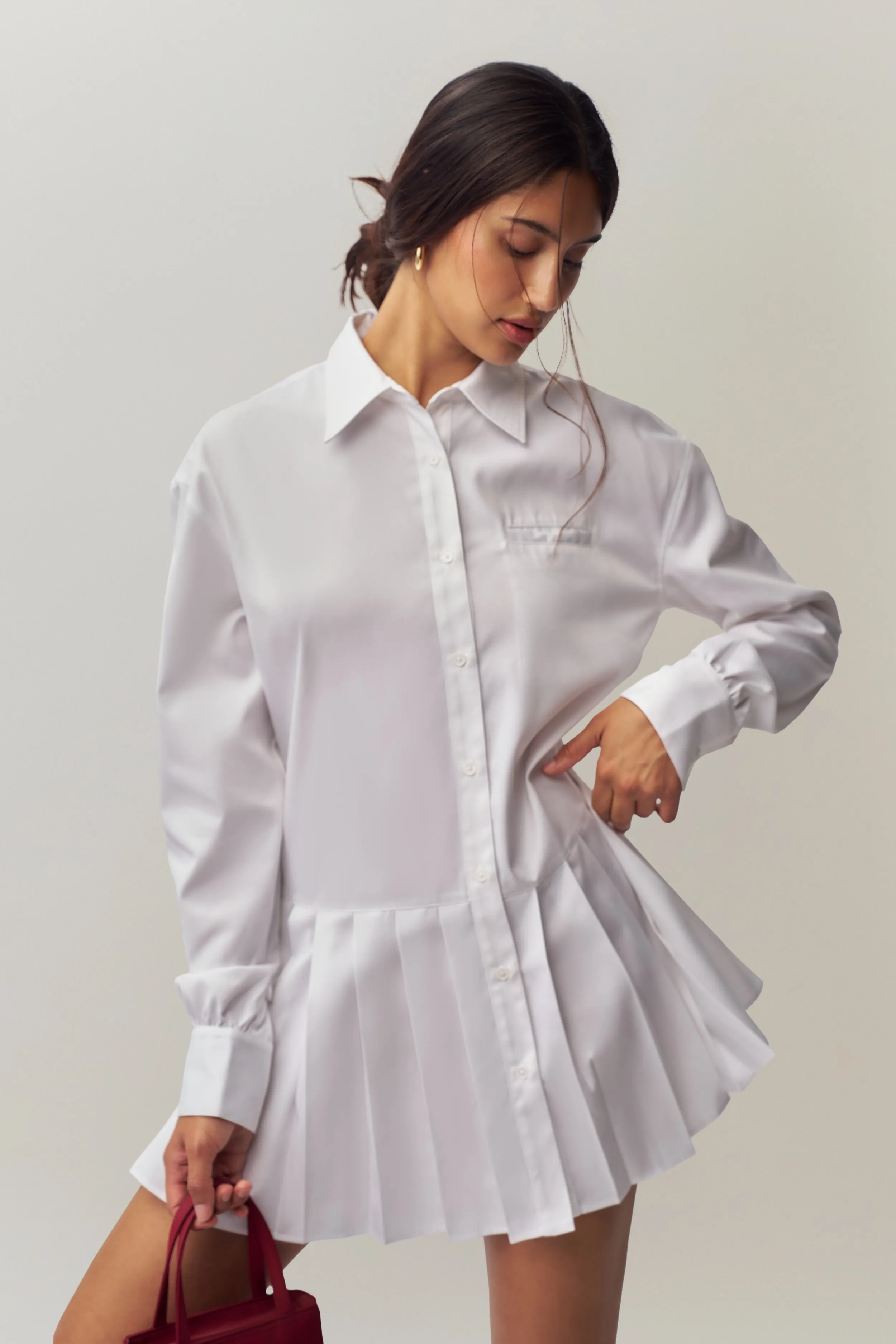 Office Fit Versatile Layers Sennae Shirt Dress
