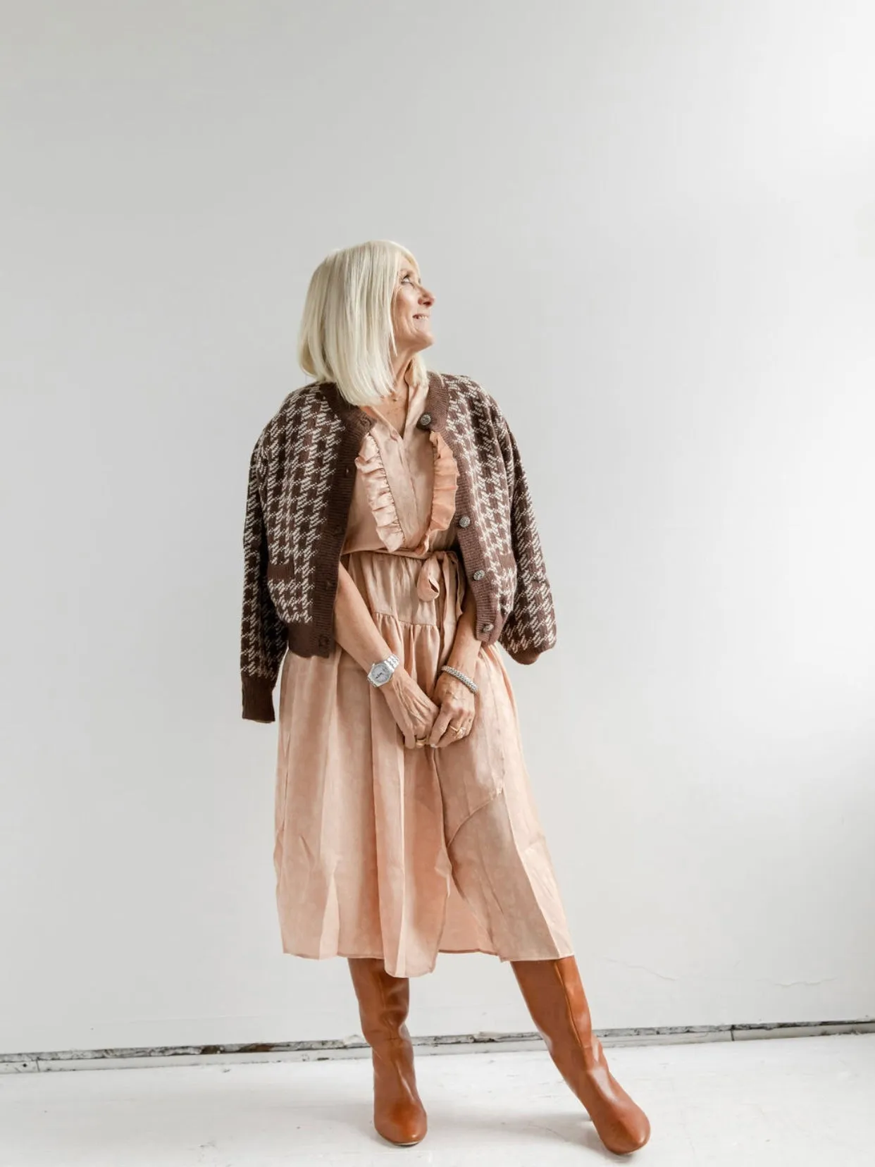 Apricot Daydream Dress Visual Balance