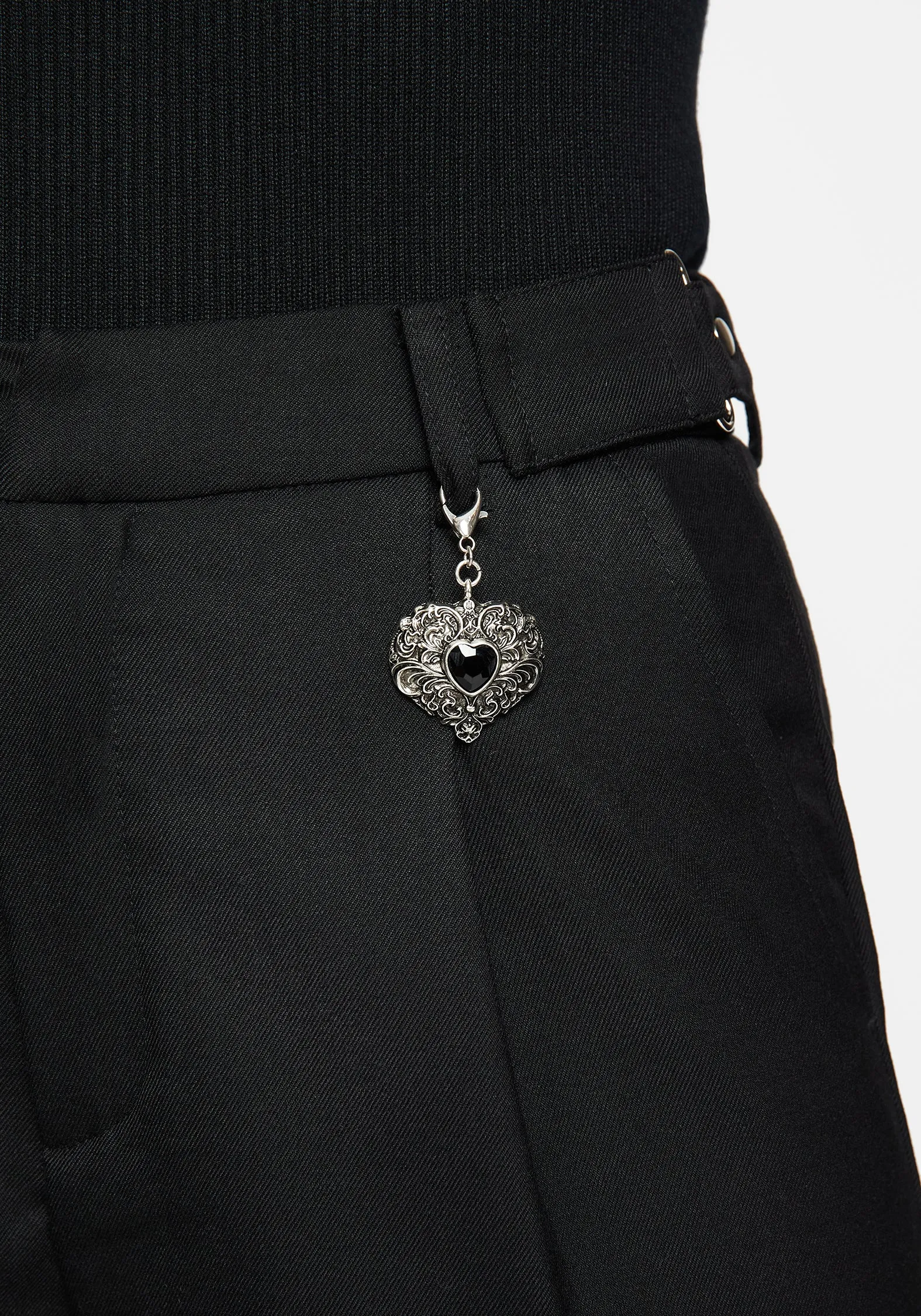 Porcia Wide Leg Tailored Trousers Reinforced Seams Breath Friendly