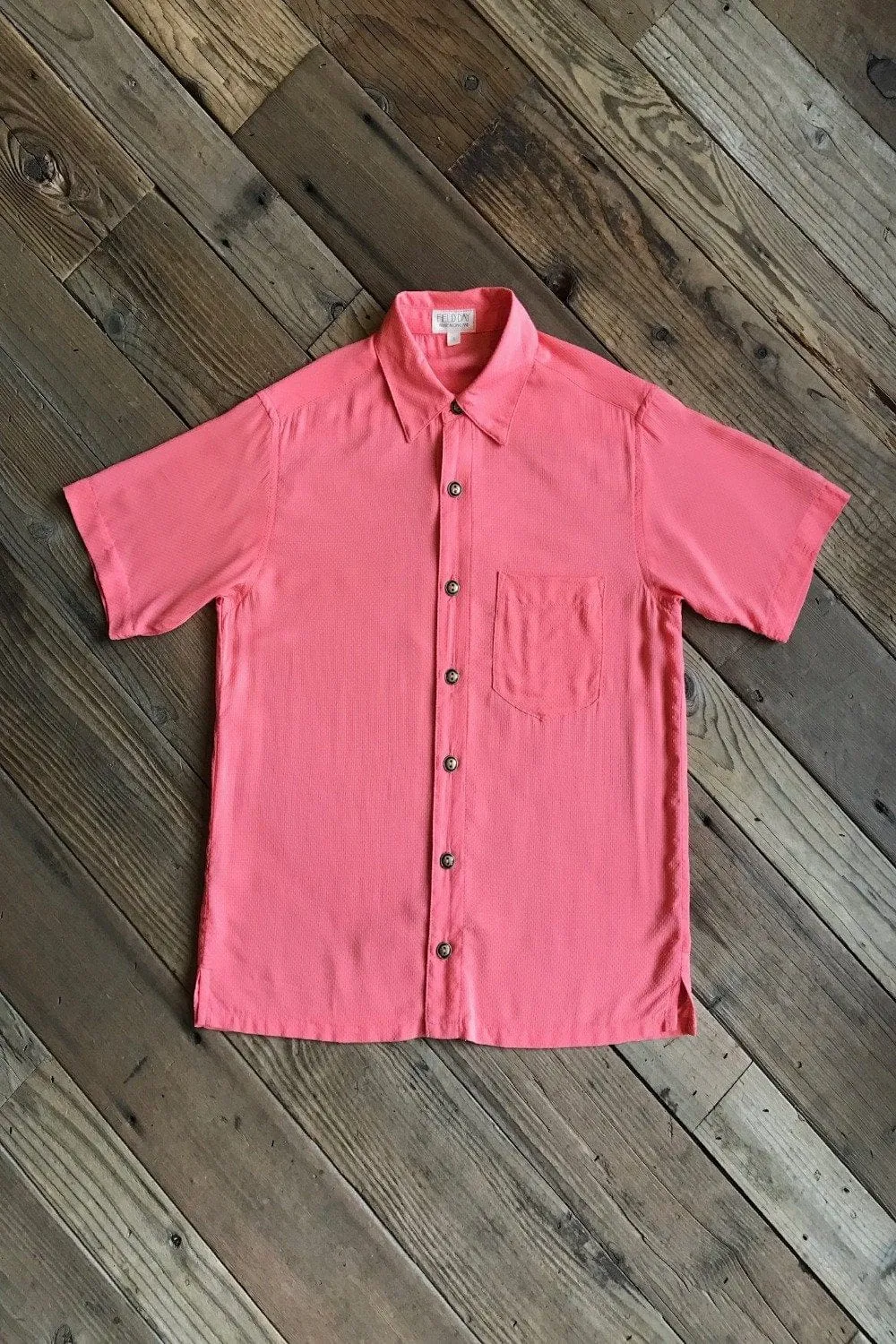 Unisex Button Up in Watermelon Ros?? Winter Apparel