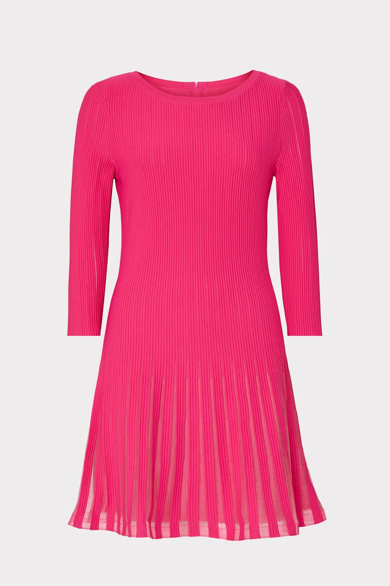 Tabitha Sheer Godet Mini Dress Water Repellent Coating