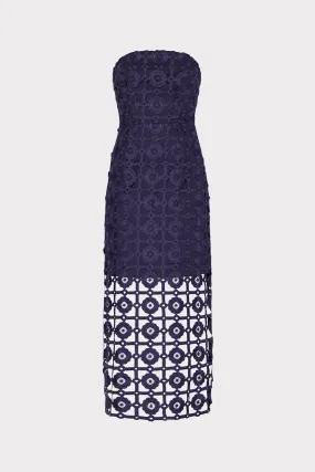 Kait Tile Lace Dress Calm Drape