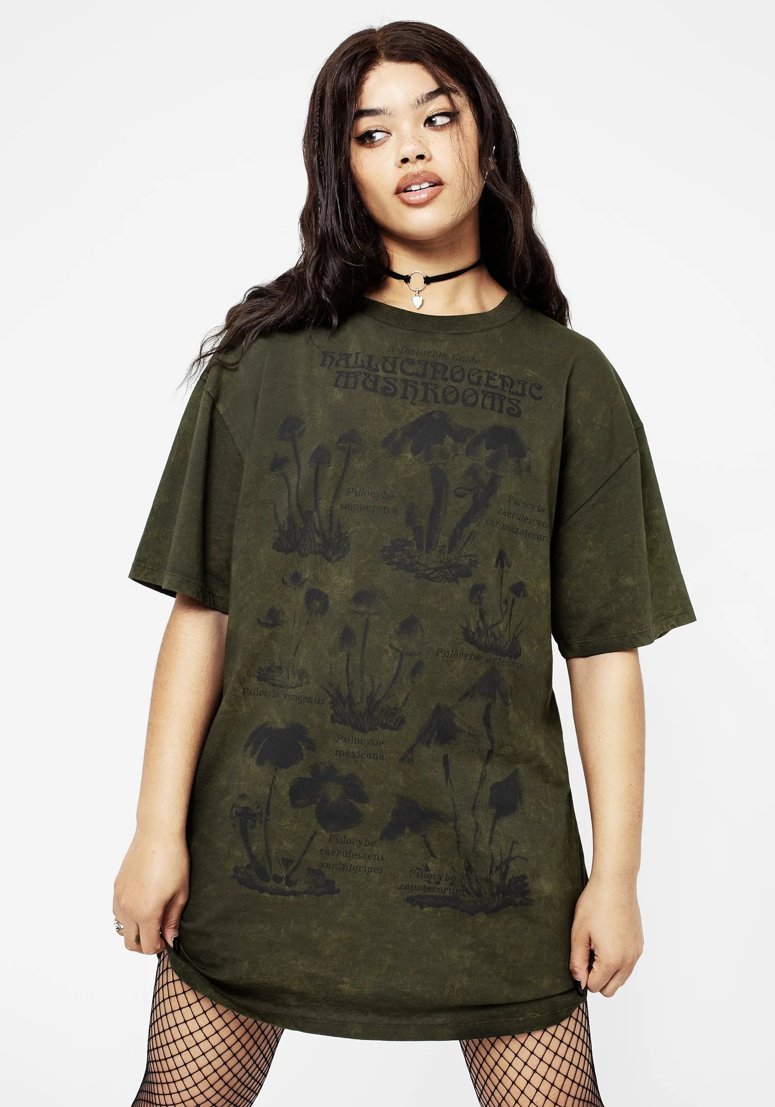 Relaxed Tank Psychotrope Mushroom Tee Dress
