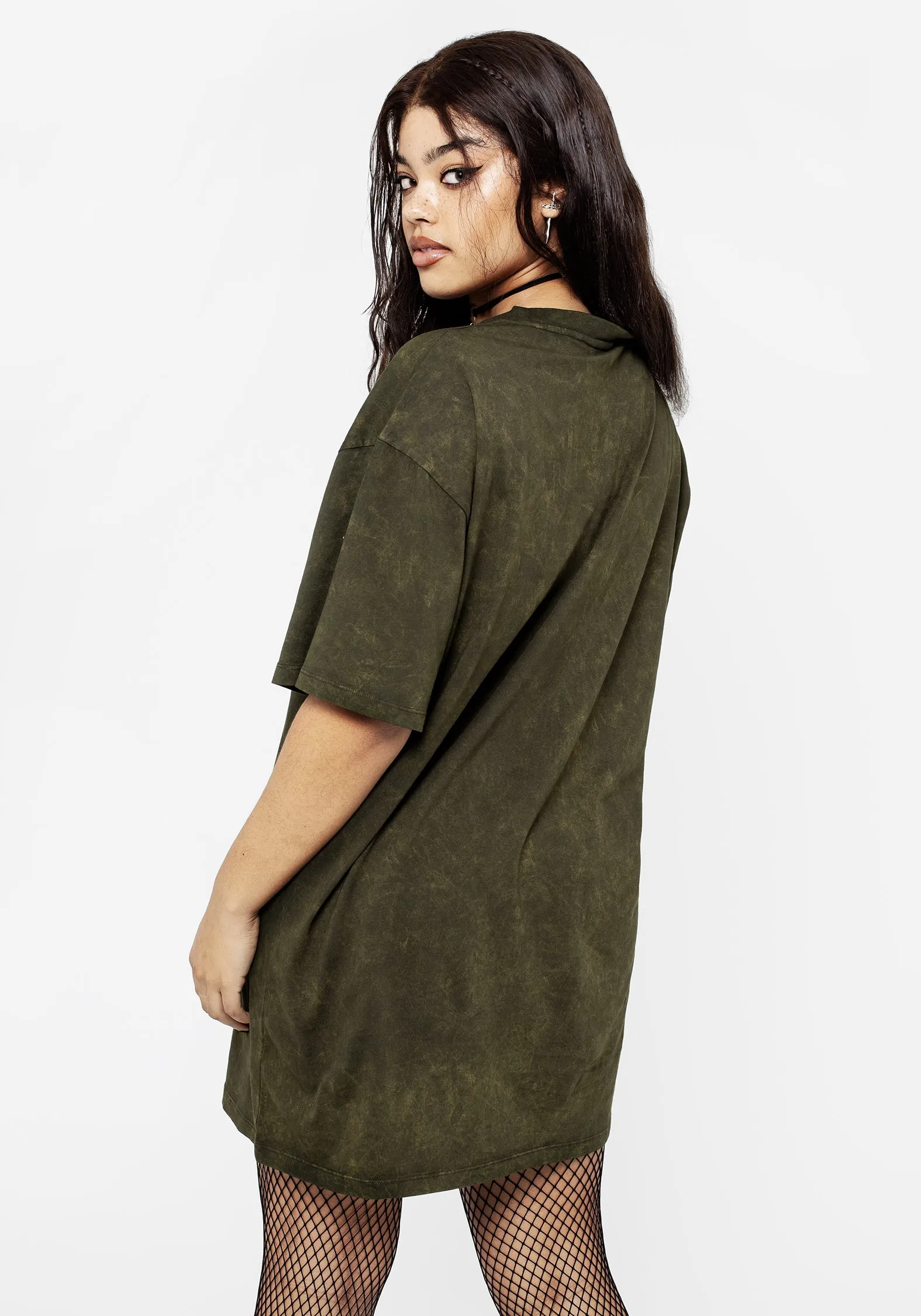 Fresh Color Timeless Fit Psychotrope Mushroom Tee Dress