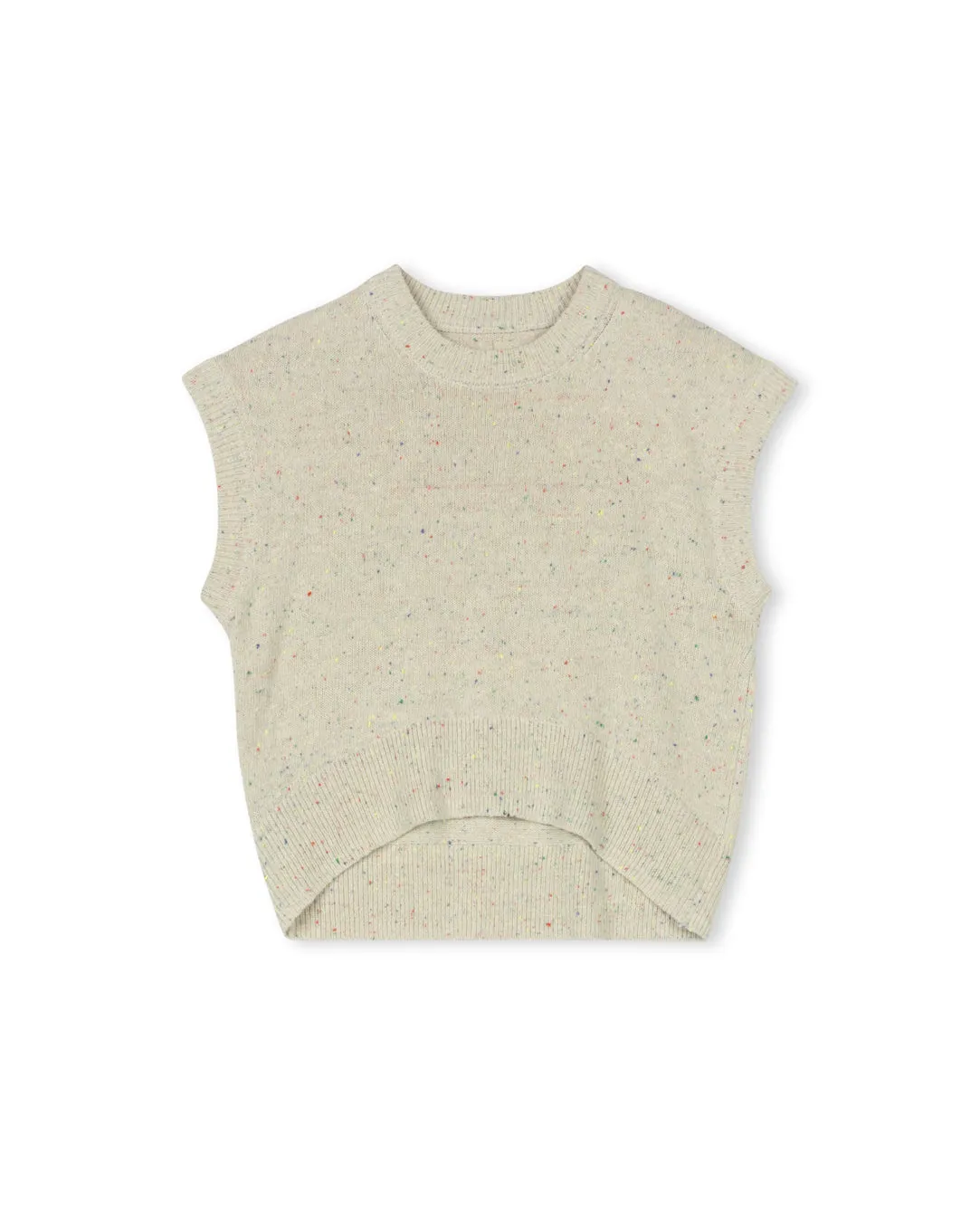 Stylish Comfort EcoFriendlyMaterial Speckled Vest