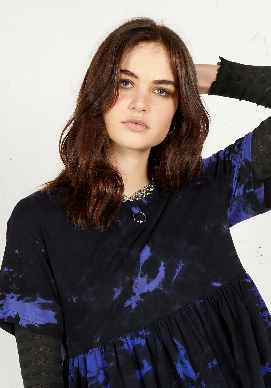 Purple Haze Skater Dress Subtle-Print