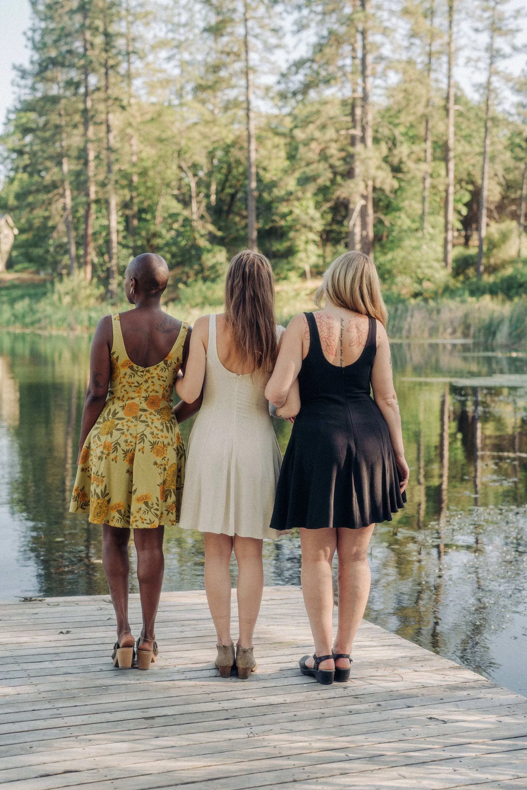 Delana Dress in Oat Linen Simple Yet Elegant