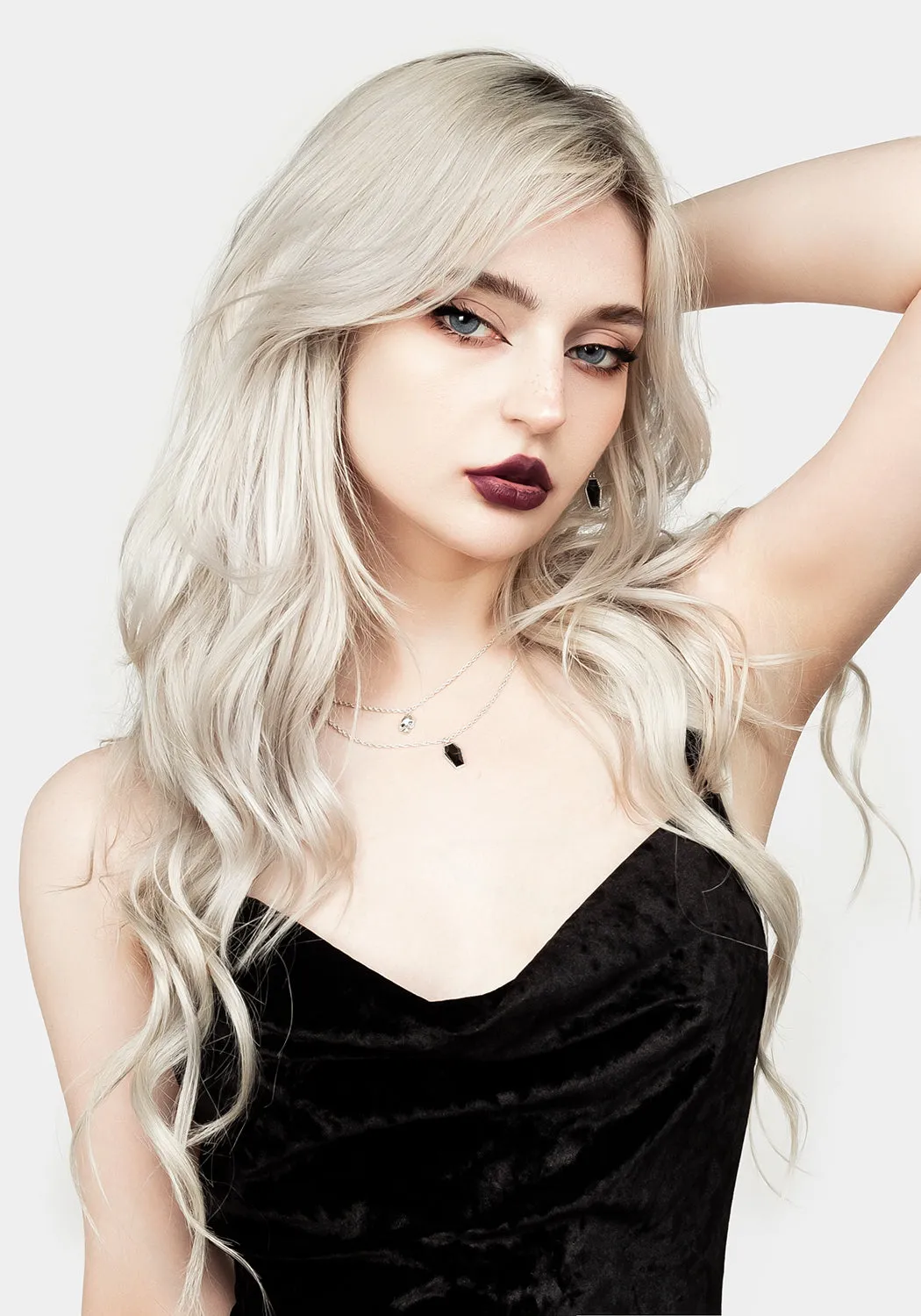 Bitten Cowl Neck Mini Velour Dress Elegant formal piece Easy Fit