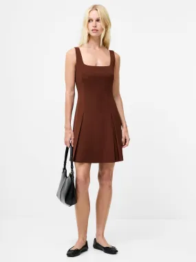 London Cool Square Neck Fit & Flare Mini Dress