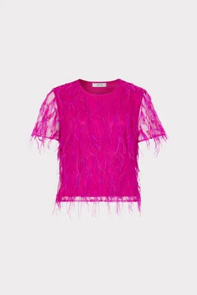 Rava Feather Tee sporty wear RollUpCuff