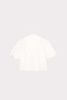 Halter Poplin Off The Shoulder Top ReflectiveDetails Fray Resistant Edges